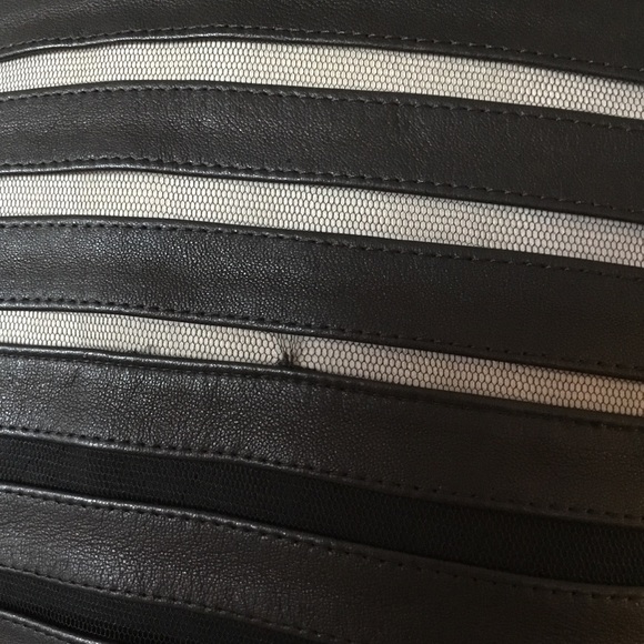 AS by DF Krista Leather Mesh Sleeveless Top - Picture 6 of 10